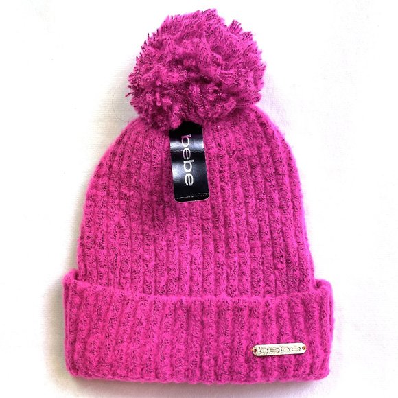 bebe Accessories - NWT Bebe knit beanie/hat